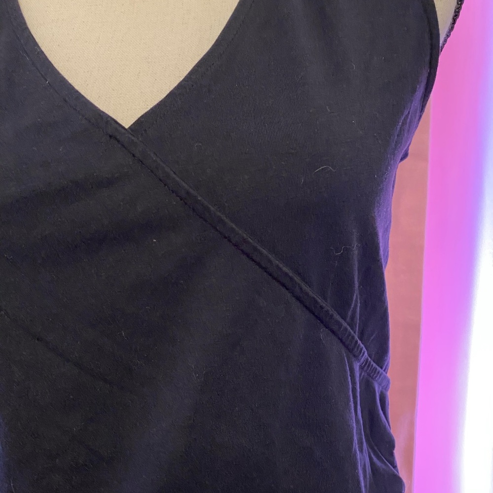 ⚫️Last chance Lands’ End black V neck tank